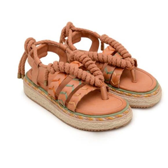 Farm Rio Sand Rope Tie Sandals - Picture 1 of 15